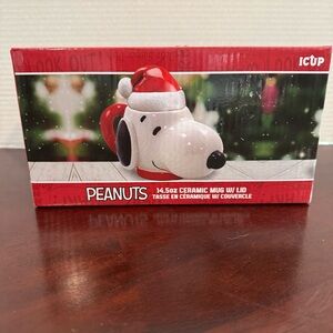 Peanuts Snoopy Ceramic Mug with Lid